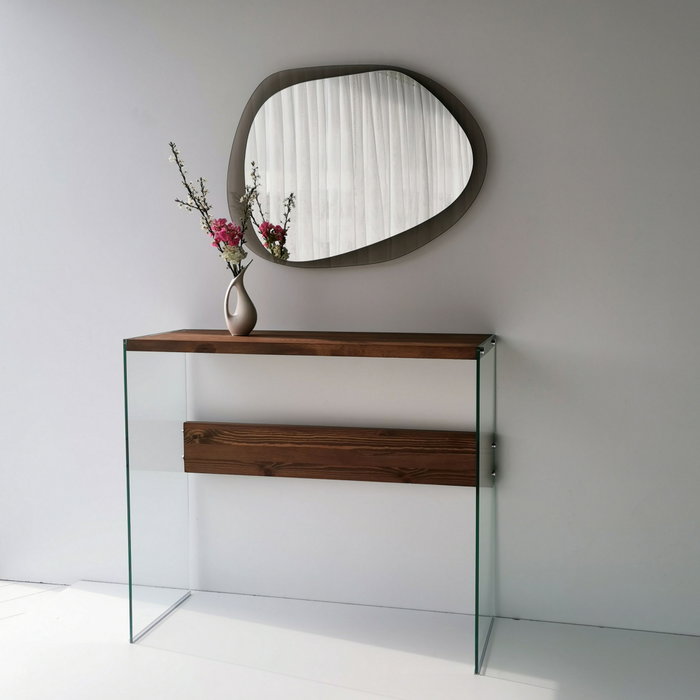 Hanah Home Aqua A343 Espejo de Bronce